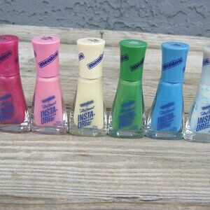 Lot of 6 NEW Sally Hansen Insta-Dri Mentos Nail Polish